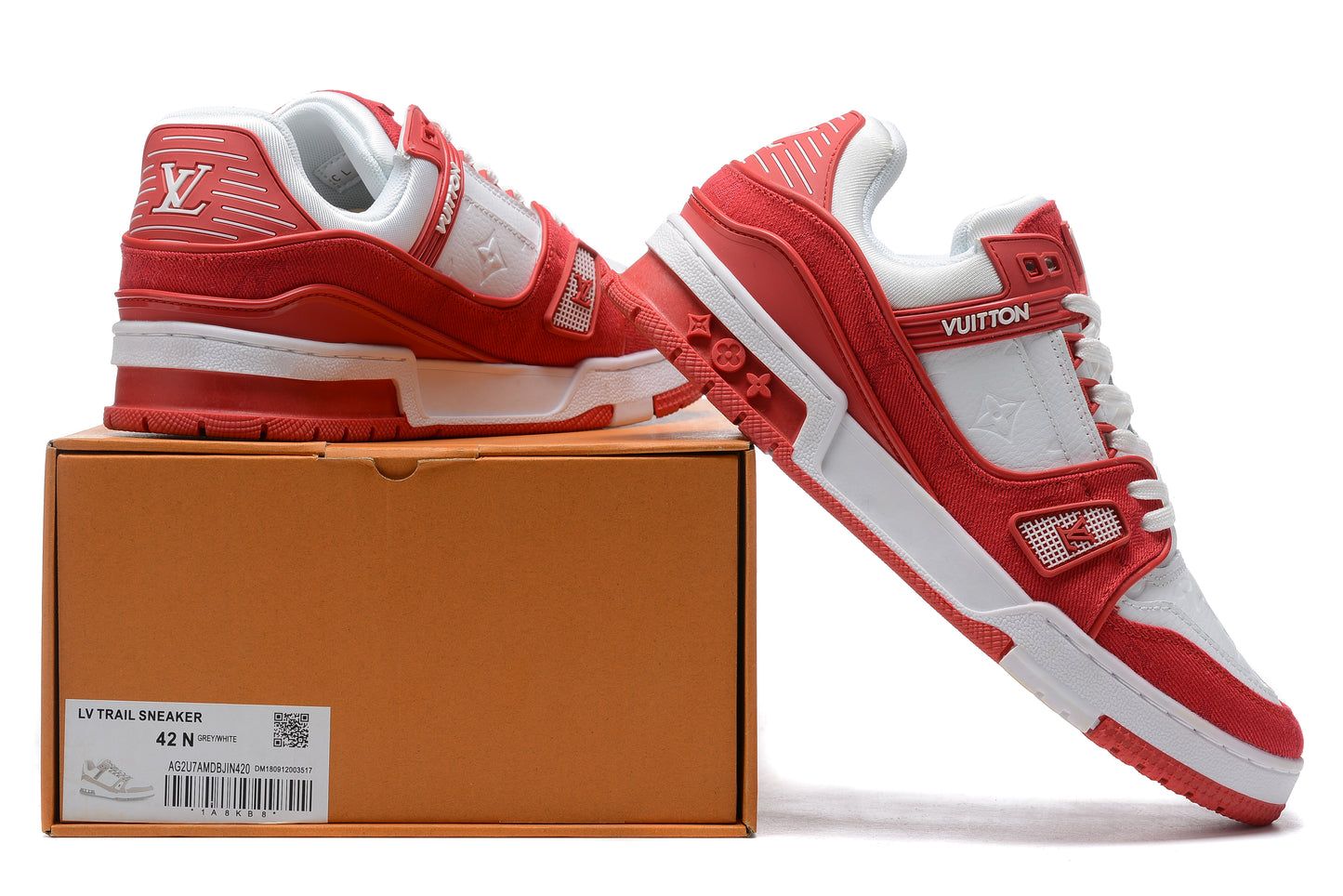 Sneaker Louis Vuitton Trainer rossa