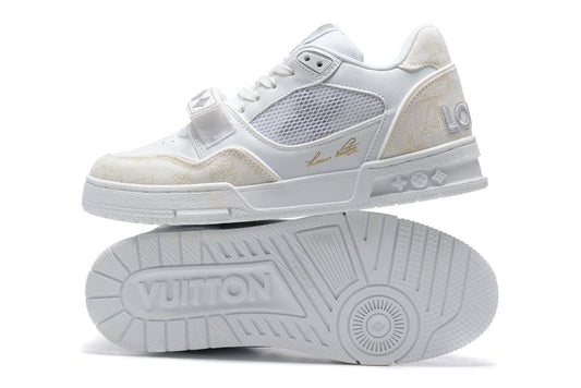 Louis Vuitton Trainer Sneaker 2 Bianco Triplo