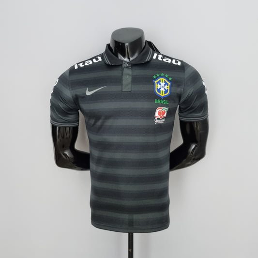 Brasil polo black stripe