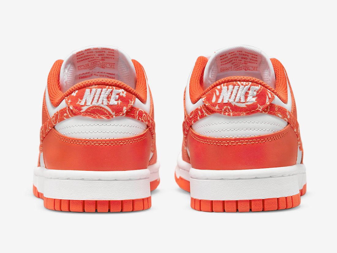 Nike Dunk Low Orange Paisley