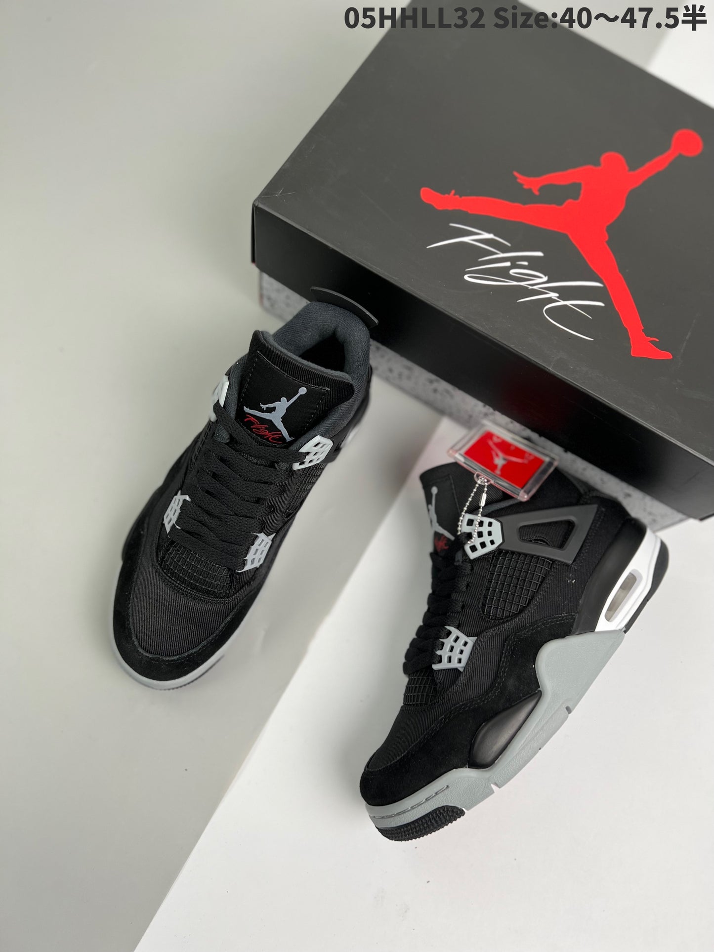 Nike Air Jordan 4 Retro "Black Canvas"