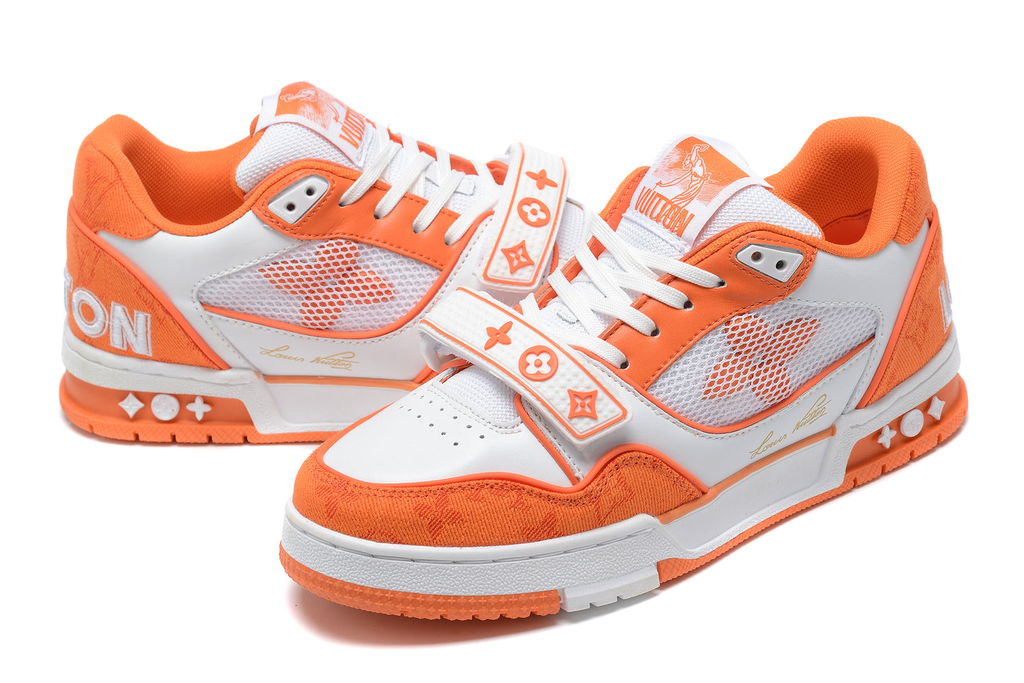 Louis Vuitton Trainer Sneaker 2 Orange