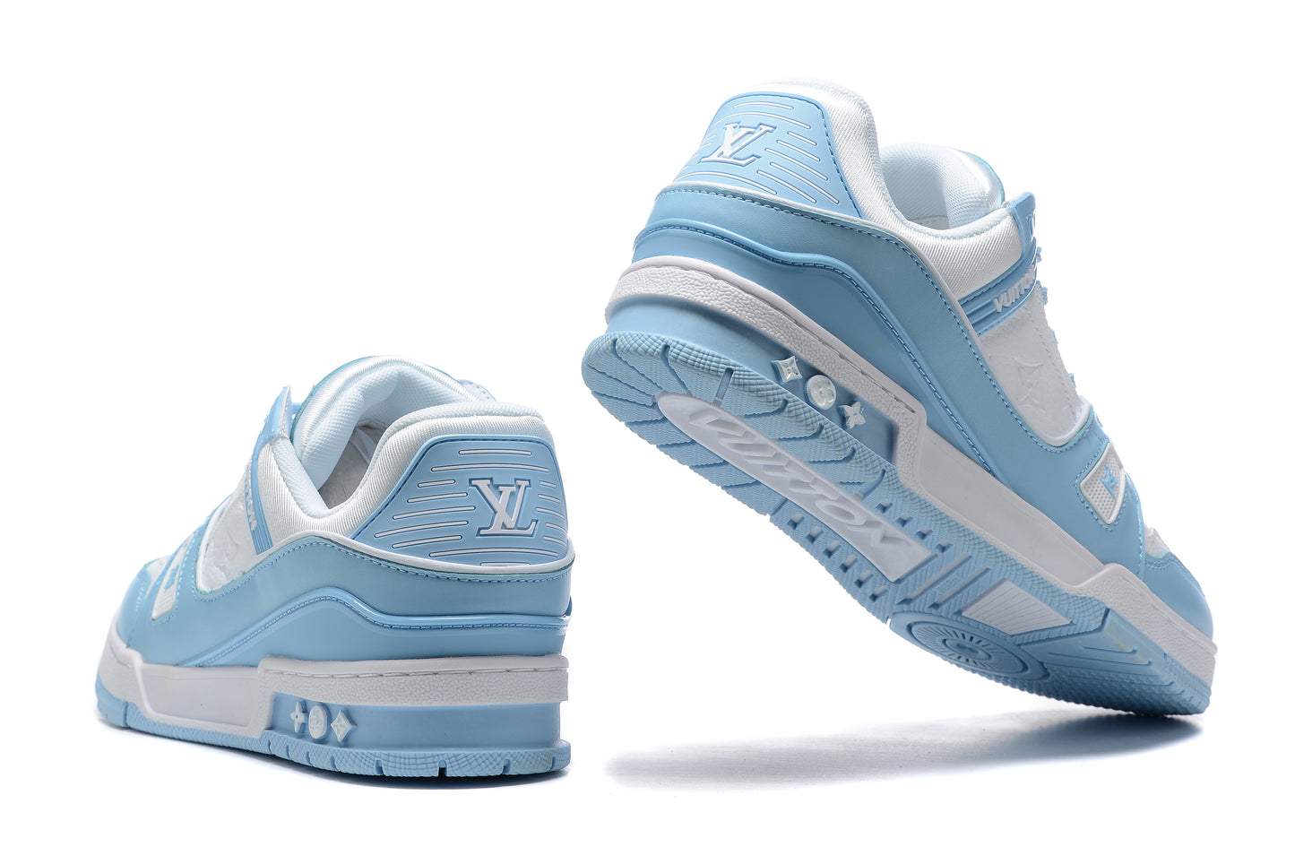 Louis Vuitton Trainer Sneaker Blu Bambino