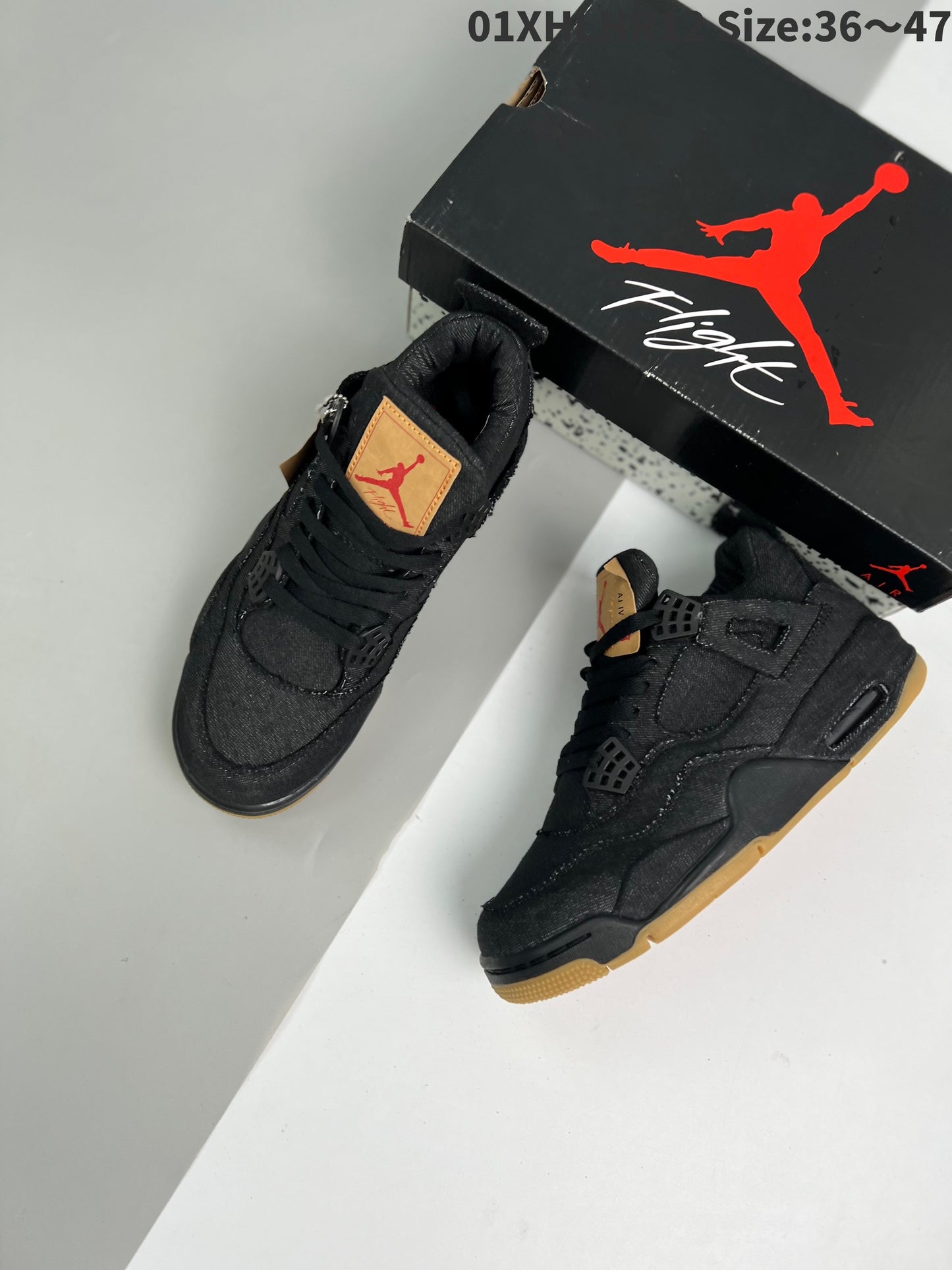 Nike Air Jordan 4 X Levis “Levis Black”