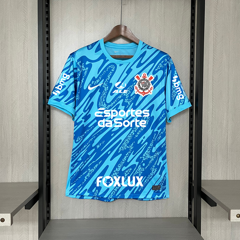 Corinthias goleiro 24/25 + patrocinadores