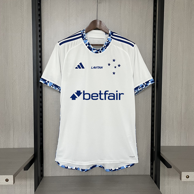 Cruzeiro away 24/25 + todos patrocinadores