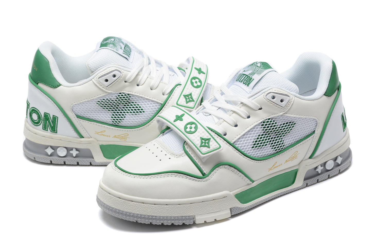 Louis Vuitton Trainer Sneaker 2 Meno Verde