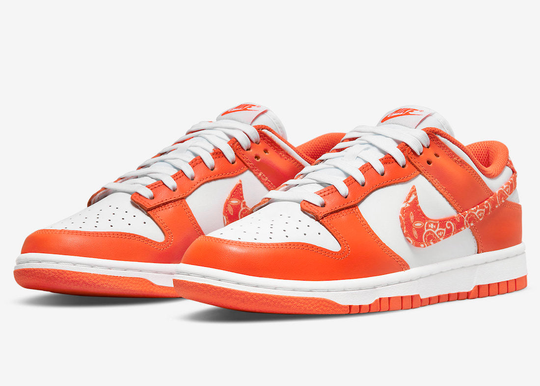 Nike dunk low Orange Paisley