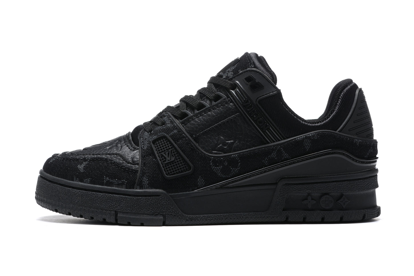 Louis Vuitton Trainer Sneaker Triple Black