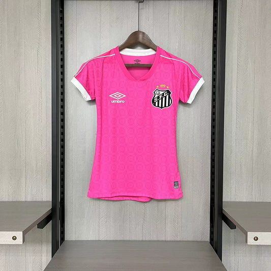 Santos rosa feminina 23/24