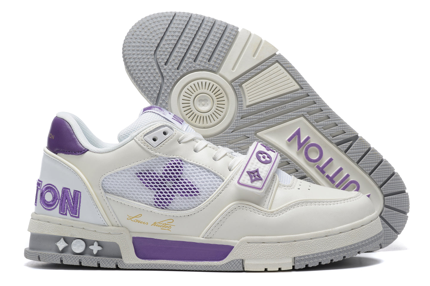 Louis Vuitton Trainer Sneaker 2 Less Purple