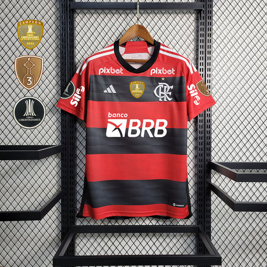 Flamengo shirt + all sponsors