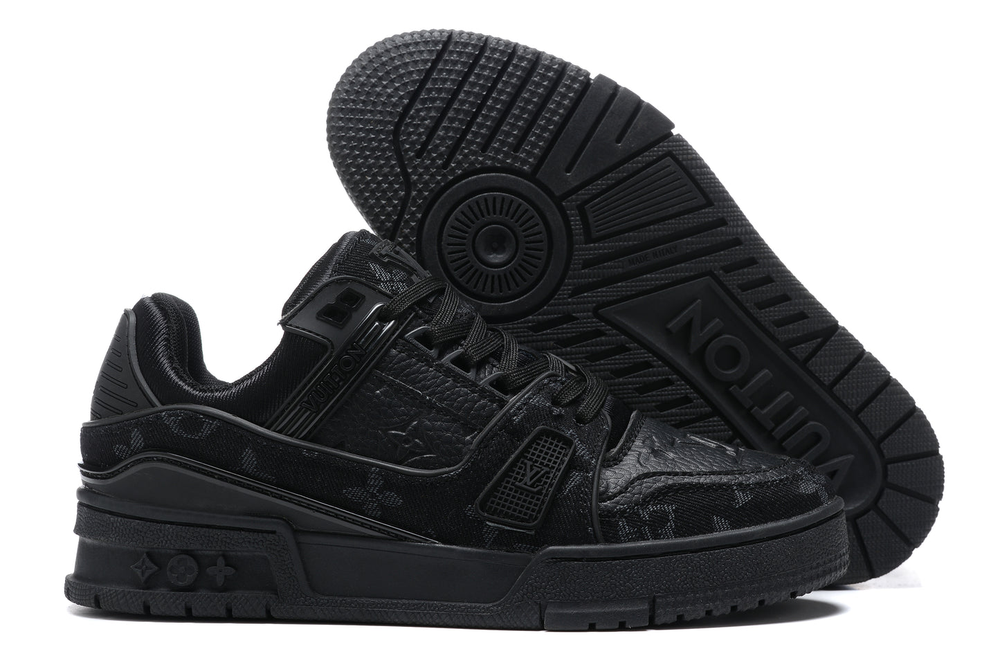 Louis Vuitton Trainer Sneaker Triple Black