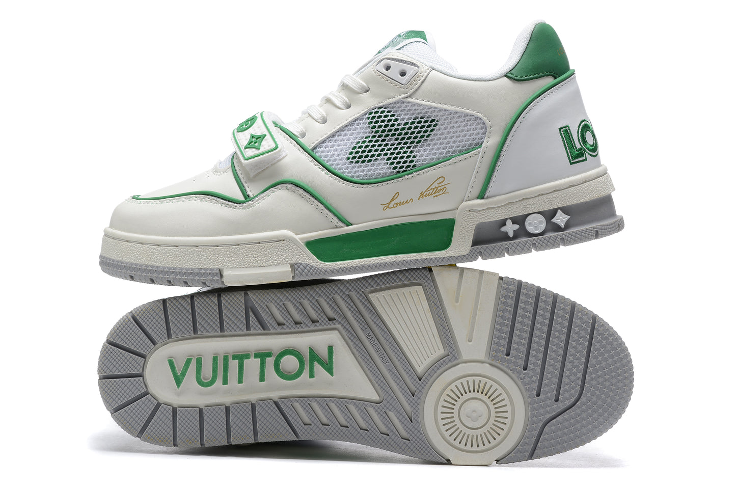 Louis Vuitton Trainer Sneaker 2 Meno Verde